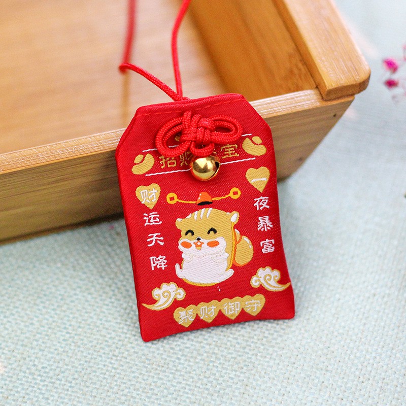 [Mã LIFEBOOK2 giảm 10% đơn 0Đ] Túi Phước May Mắn Omamori tặng Đá Ngũ Sắc