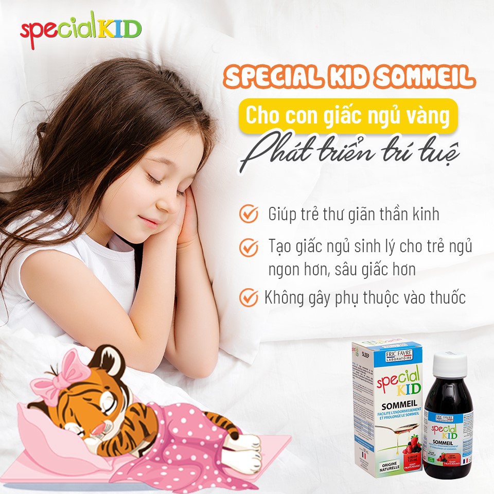 Siro giúp bé ngủ ngon Special Kid Sommeil 125ml