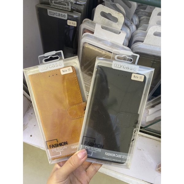 ốp bao da 2 mặt note 10
