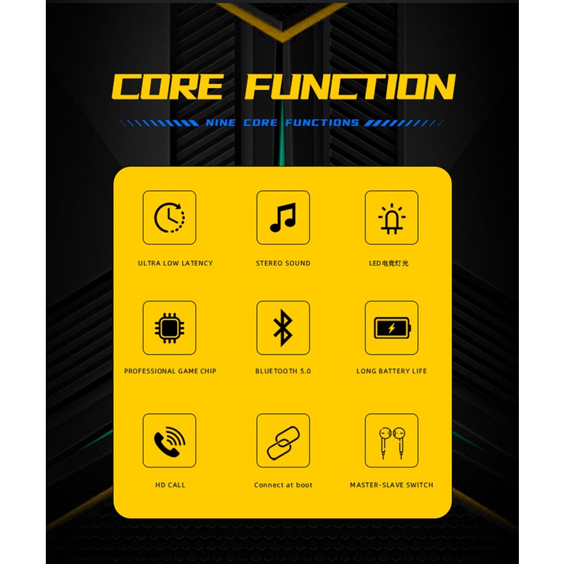 Tai Nghe bluetooth 5.0 Không Dây X15pro tws Cảm Ứng Độ Trung Thực Cao Tích Hợp mic