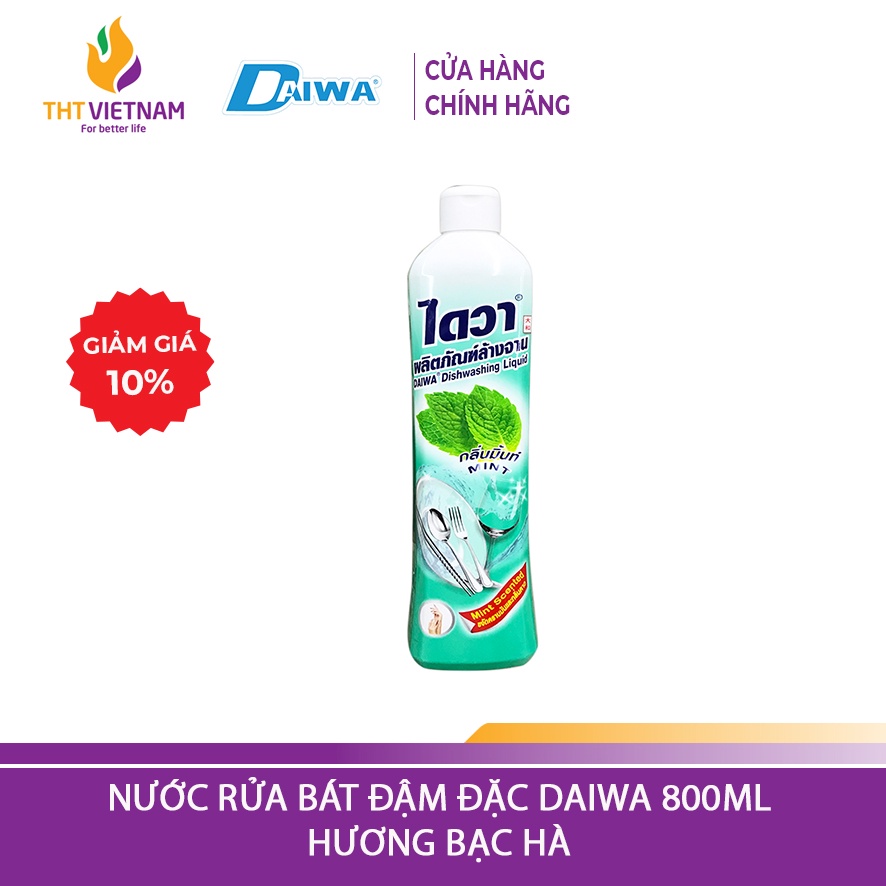 Nước rửa bát Daiwa hương bạc hà