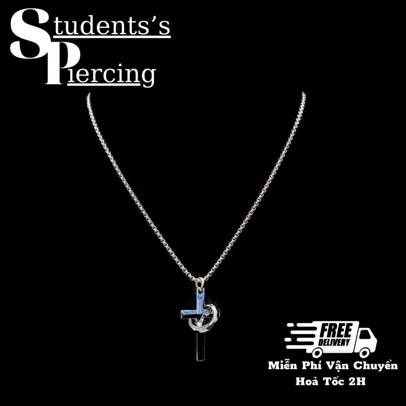 [Now ship] Bộ Vòng Cổ Chữ Thập Cá Tính