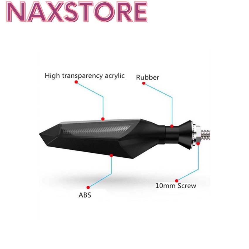 Đèn xi nhan L17 Led chạy kiểu Audi xi nhan độ gắn cho các dòng xe Exciter 150 Winner X Vario PKL  -DXNL17