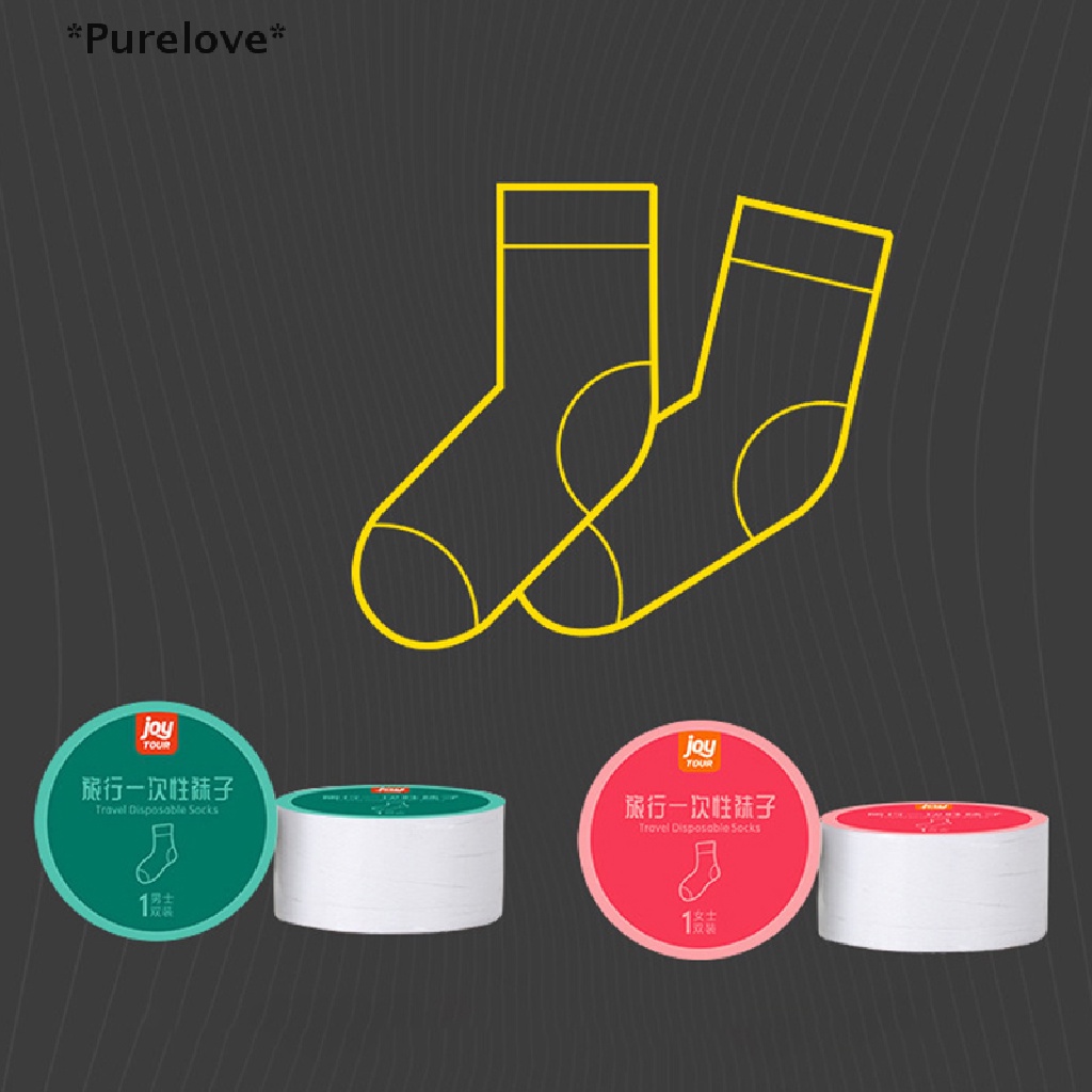 Set 5 Đôi Tất Dạng Nén Thoáng Khí Sử Dụng Một Lần Tiện Lợi Khi Đi Du Lịch