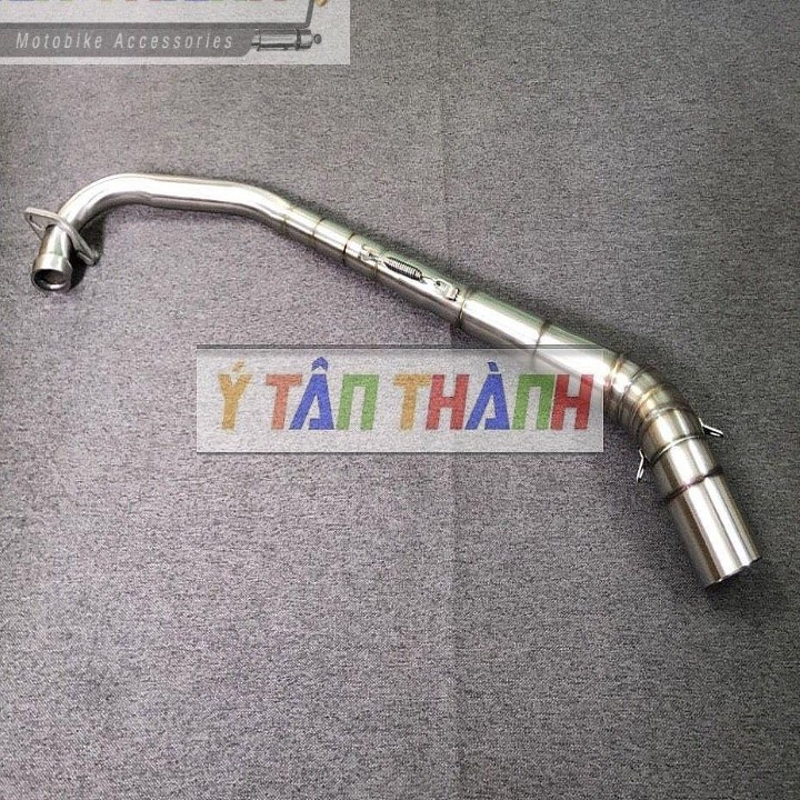 cổ pô 2 khúc inox 304 STB cho exciter 135 5 số MS0451