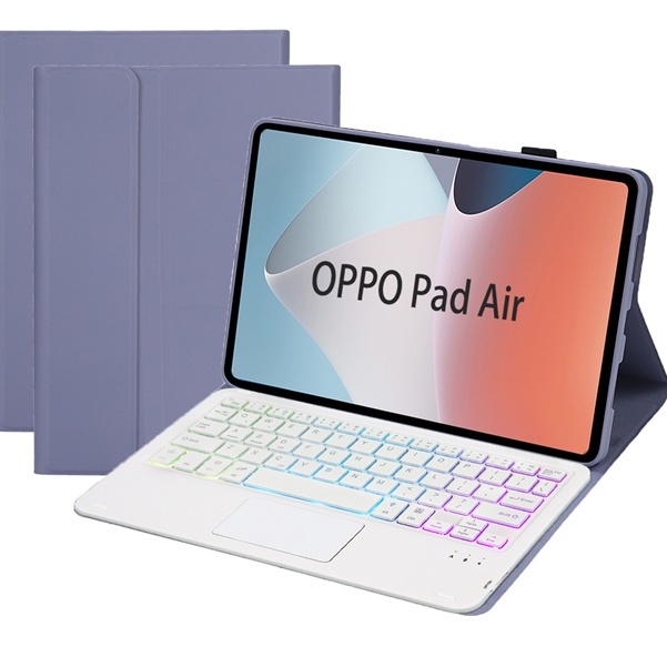 Bao Da Máy Tính Bảng Tích Hợp Bàn Phím Bluetooth Có Đèn Nền Cho Oppo Pad Air 10.4 inch 2022