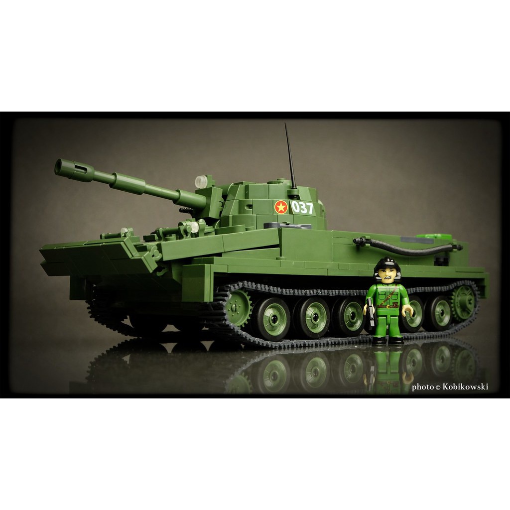 Non Lego - Cobi 2235 PT-76 - Xe Tăng - Tank Việt Nam trong Chiến Tranh Chính Hãng