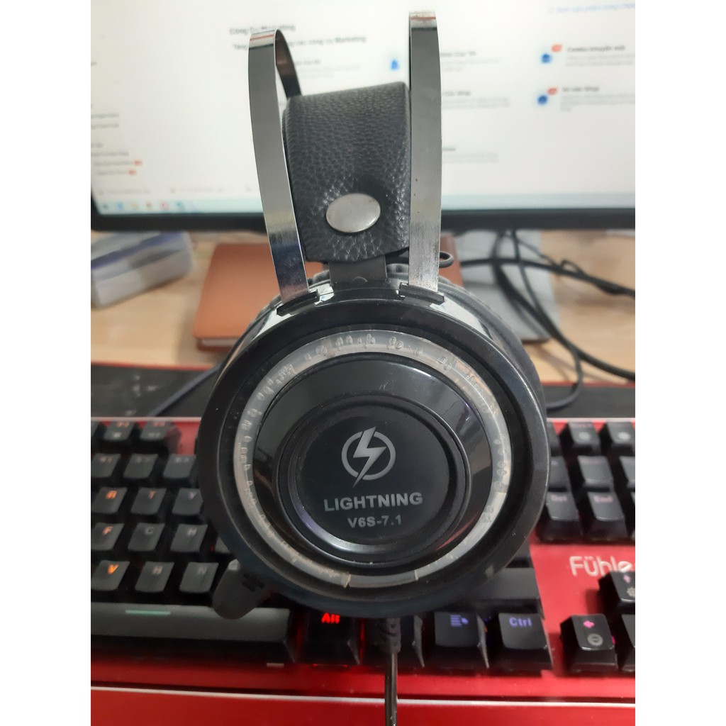Tai nghe Lightning Super V6S 7.1 Gaming Led RGB | BigBuy360 - bigbuy360.vn