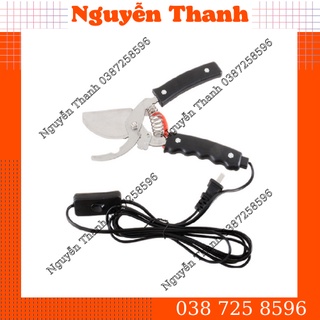 Kìm cắt đuôi heo bằng điện, kìm bấm đuôi lợn có công tắc