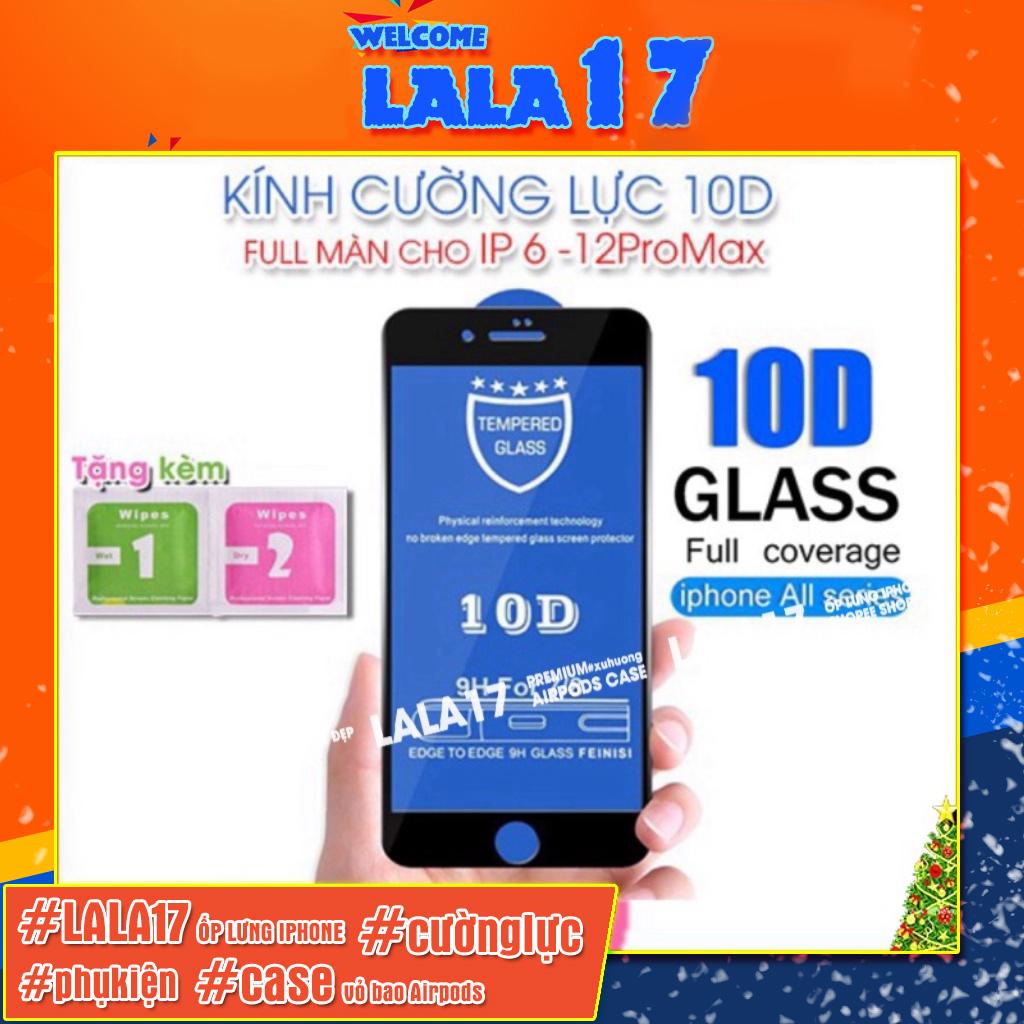 Cường Lực iphone FULL MÀN 10D cường lực ip kèm giấy lau