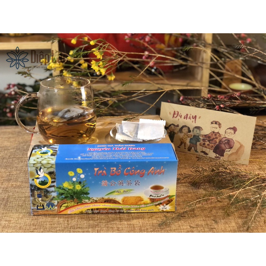 Trà túi lọc Bồ Công Anh – giảm mụn nhọt, tiêu độc (50 túi lọc) - Nguyên Thái Trang - thảo trà Diệp Lạc | BigBuy360 - bigbuy360.vn