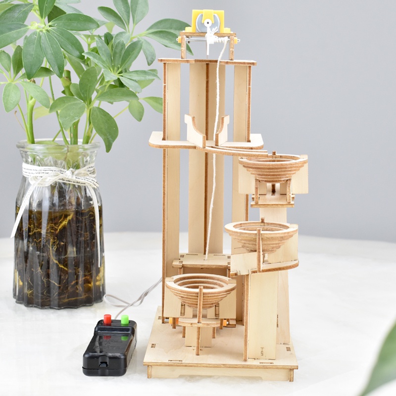 Đồ Chơi Quả Bóng Thang Máy Điện Tử 3D Thủ Công Giáo Dục Cho Bé