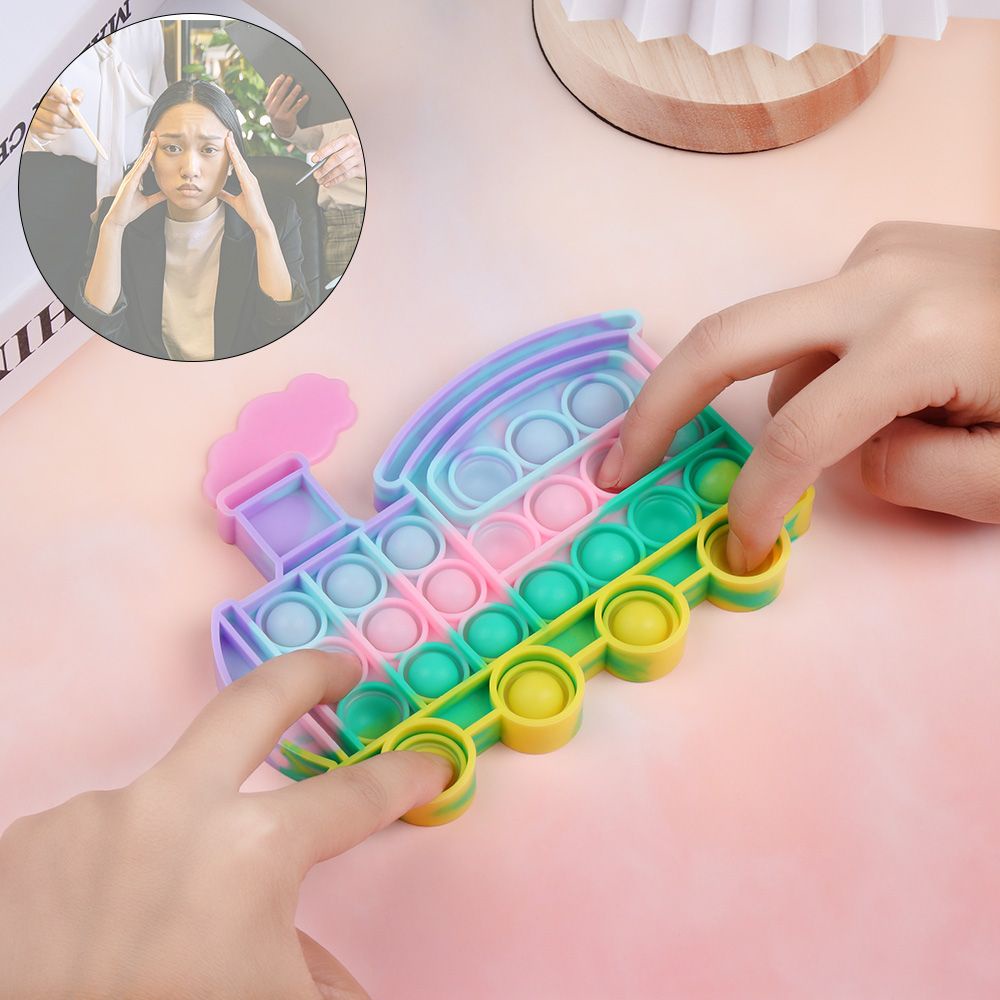 Đồ chơi nút bong bóng giảm căng thẳng nhiều hình dáng dễ thương