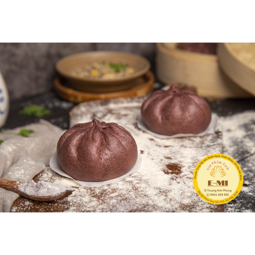 Bánh Bao Gạo Lứt Gà Nấm Phô Mai Kéo Sợi- Bánh Bao Ăn Kiêng-Healthy