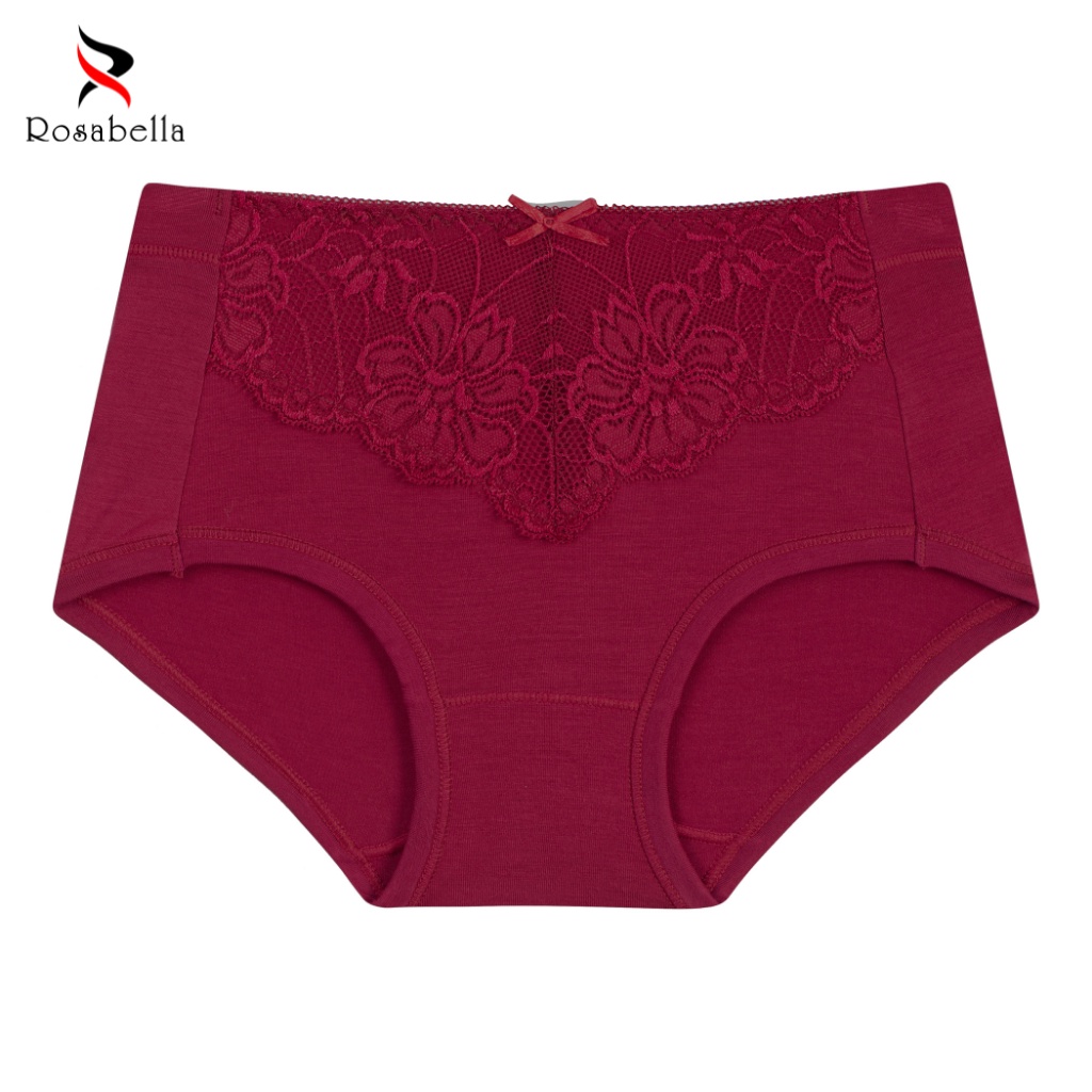 Quần Lót Cạp Cao ROSABELLA Chất Vải Visco Kết Hợp Spandex Đàn Hồi 4 Chiều Mềm Mại An Toàn W13