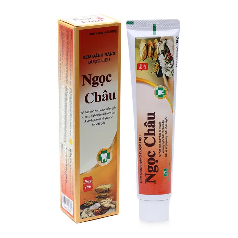 Kem đánh răng dược liệu Ngọc Châu 100g