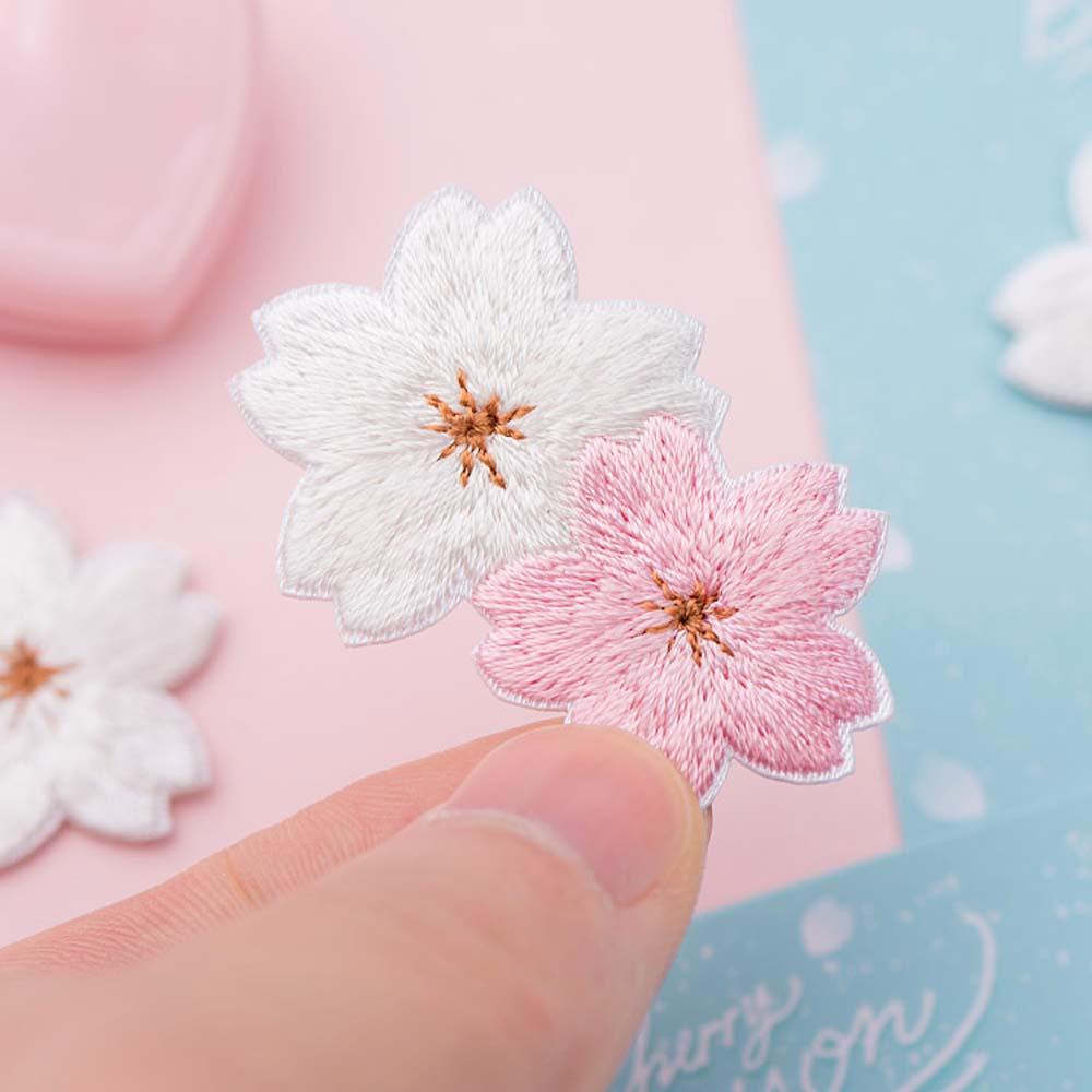 2 Miếng Vá Quần Áo Hình Hoa Anh Đào