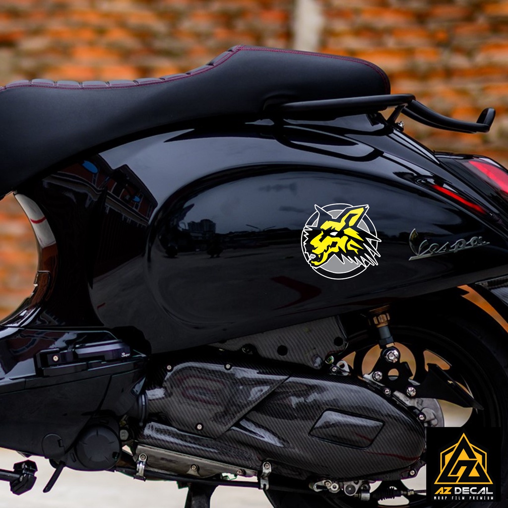 [1 Cặp] Tem Dán Xe Máy Xe Điện Laptop Mũ Nón Bảo Hiểm.. | DVT-SIEUNHAN | Sticker Team Decal Hình Dán Trang Trí Đẹp Nhất