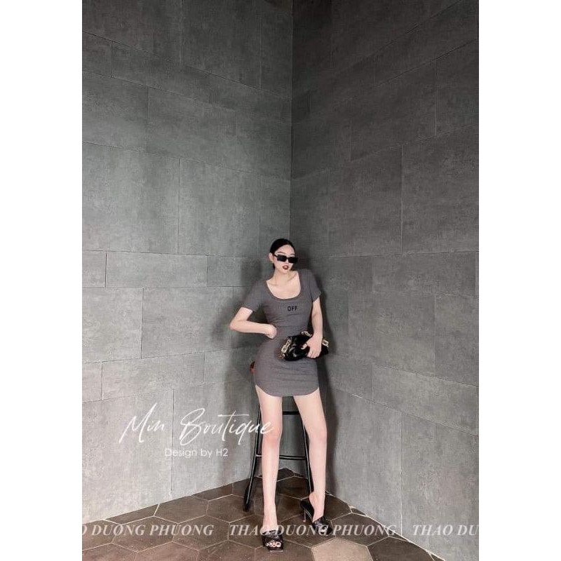 Váy ôm Body thêu chữ OFF. | BigBuy360 - bigbuy360.vn