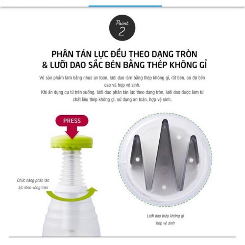 Dụng Cụ Băm Hành và Rau Củ Lock&Lock CKS301