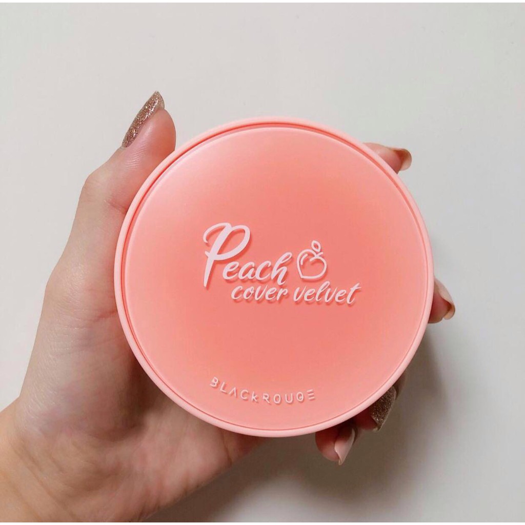 Phấn nước Black Rouge Peach Cover Velvet Cushion