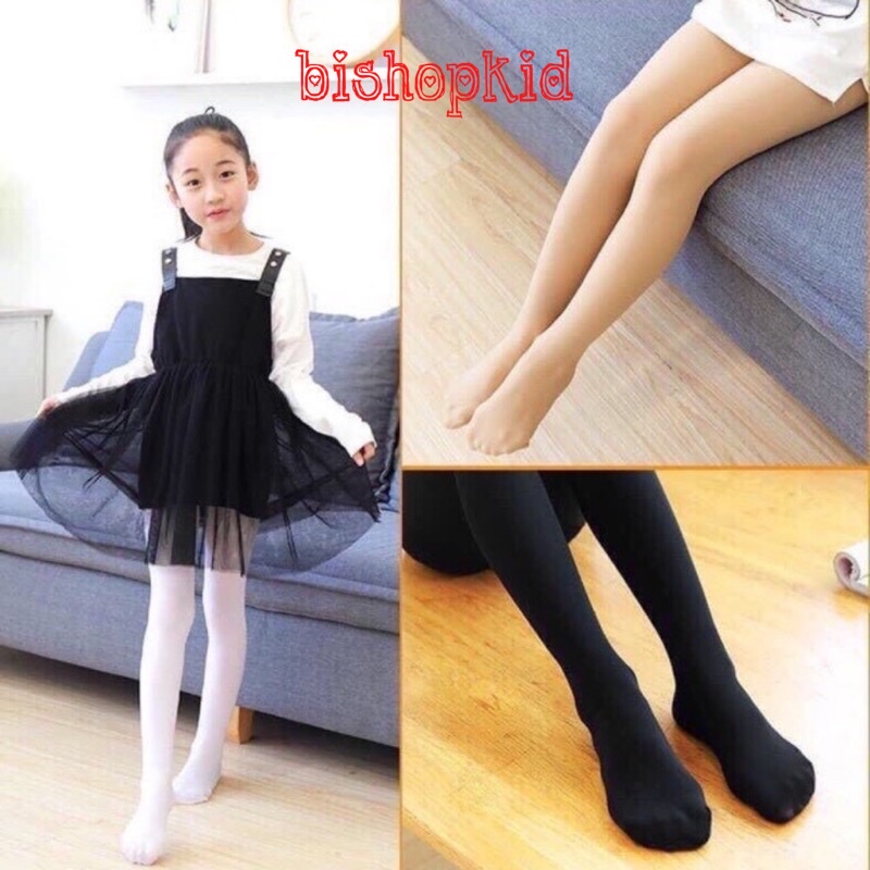 Quần Tất Da Có Bàn Cho Bé,Hàng Quảng Châu Cao Cấp (Cho Bé Từ 3-12Tuổi)-Bishopkid