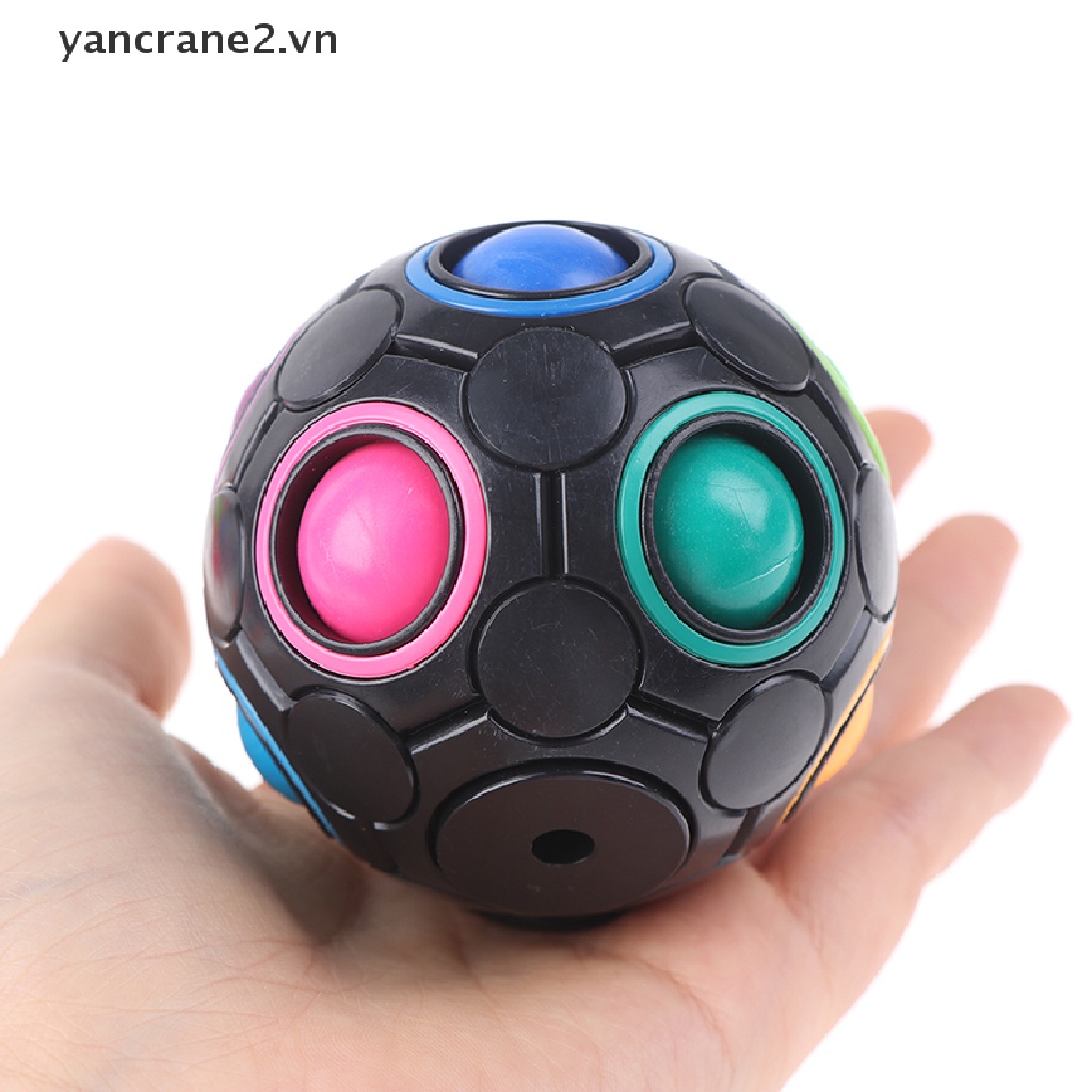 Fidget Toys Stress Reliever Rainbow Magic Ball Plastic Puzzle Toys