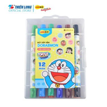 Bút sáp vặn Colokit Doraemon