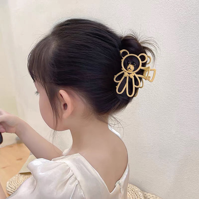 [Hot Trend] Kẹp tóc hình gấu 3 màu sang trọng phong cách Hàn quốc cho bé - Phụ kiện xinh