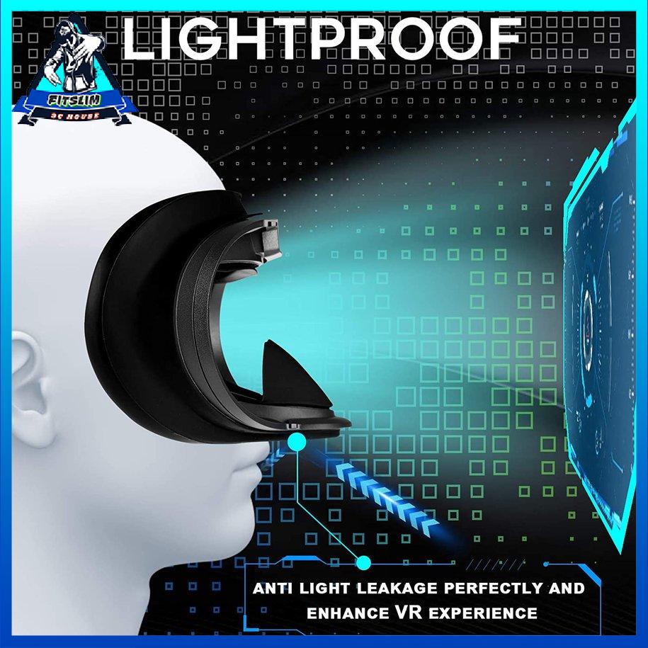 Mặt nạ che mắt cho kính thực tế ảo Oculus Quest 2 Miếng đệm mắt silicon [8/16]