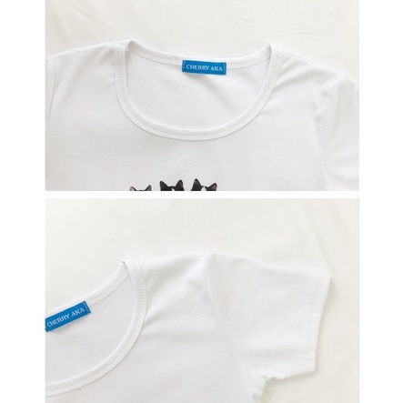 Áo Thun Tay Ngắn Cổ Tròn 49582 Dễ Phối Đồ