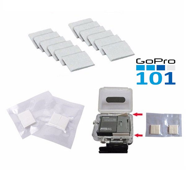 Combo 12 miếng hút ẩm chống đọng sương case chống nước cho GoPro, Sjcam, Yi Action, Osmo Action - GoPro101