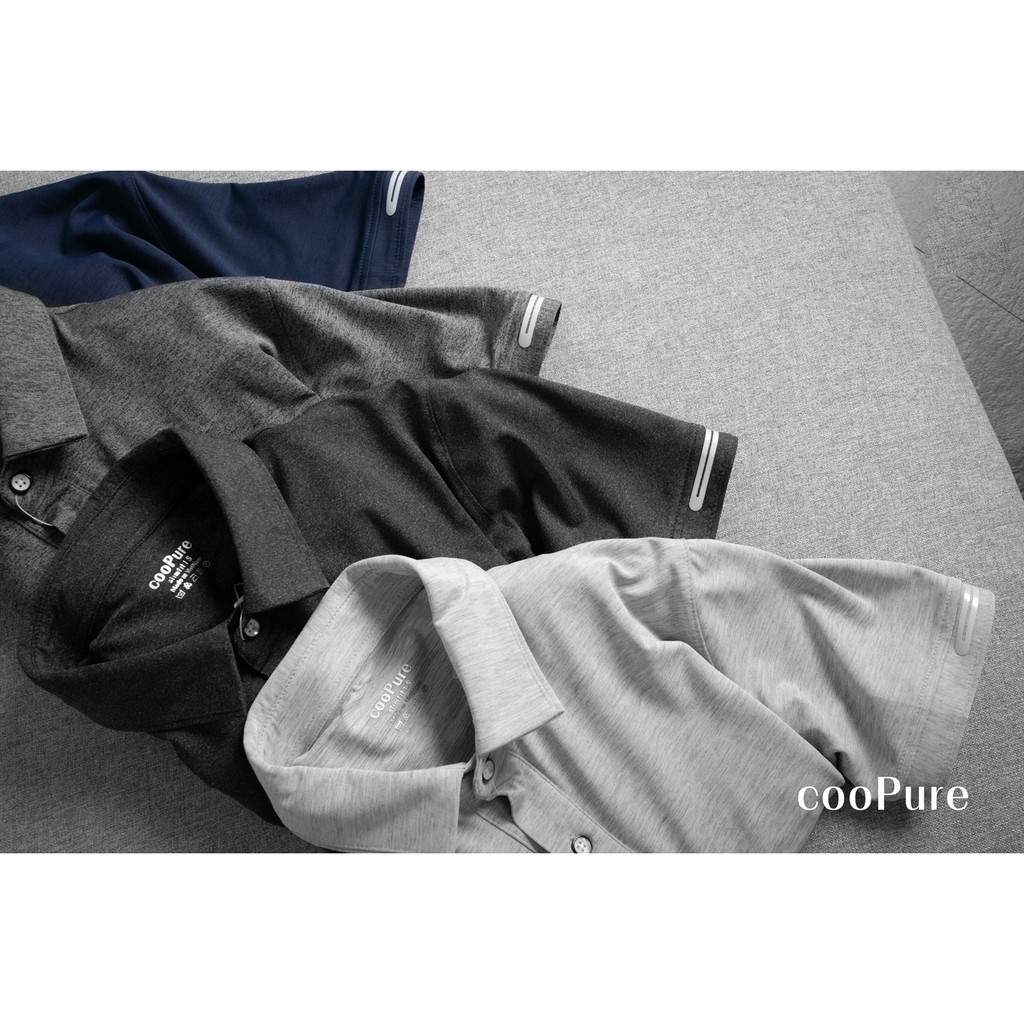 Áo thun polo nam cooPure chất liệu vải cắt tiêu Ex - Dry, thiết kế hiện đại NO.1264 (4 màu) | BigBuy360 - bigbuy360.vn