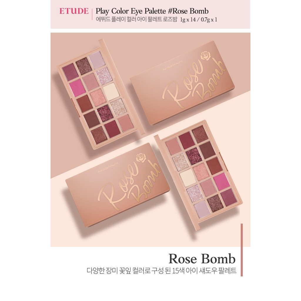 Bảng Phấn Mắt Etude House Play Color Eye Palette(15 màu)