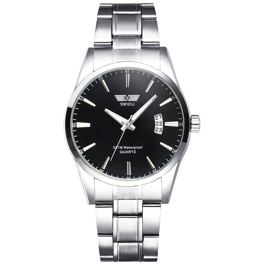 Đồng Hồ Nam SWIDU 001 Dây Thép
