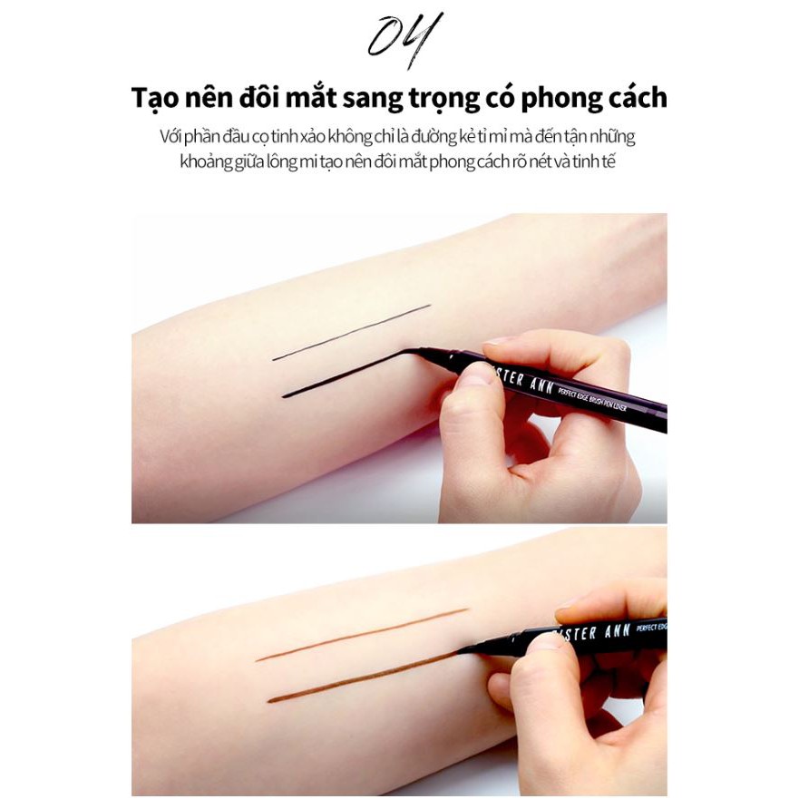 [SISTER ANN] PERFECT EDGE BRUSH PEN LINER (2 Màu Tùy Chọn) | BigBuy360 - bigbuy360.vn