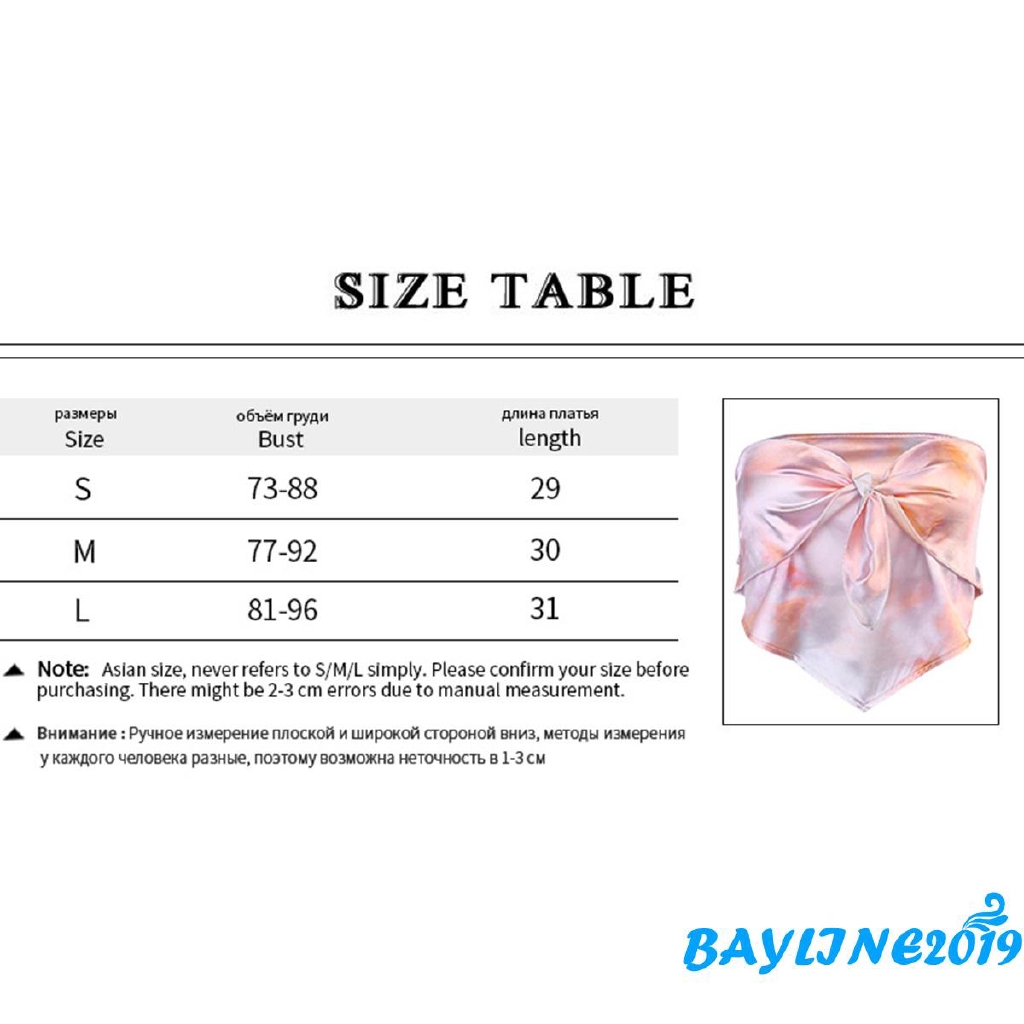 Áo kiểu không dây dáng ngắn hở lưng in họa tiết độc đáo thời trang mùa hè quyến rũ cho nữ