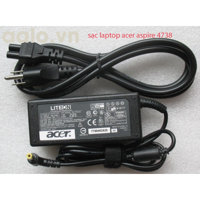 sạc laptop acer aspire 4738