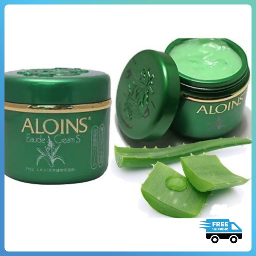 Kem Dưỡng Da lô hội ALOINS EAUDE Cream kem xanh dưỡng da toàn thân hàng Nhật Tokyo Mart