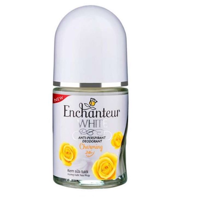 Enchanteur - Lăn khử mùi Trắng Da 25 ml và 50ml