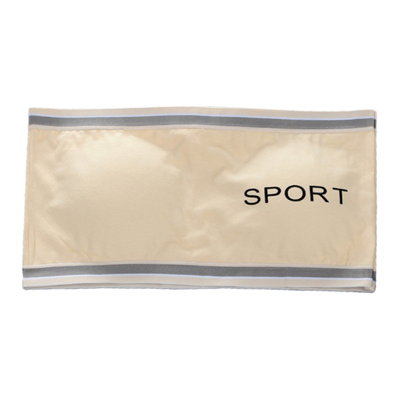 Brroa Áo Ngực Thể Thao Không Dây In Chữ Có Miếng Đệm Tháo Rời Được Cho Nữ Tuổi Teen