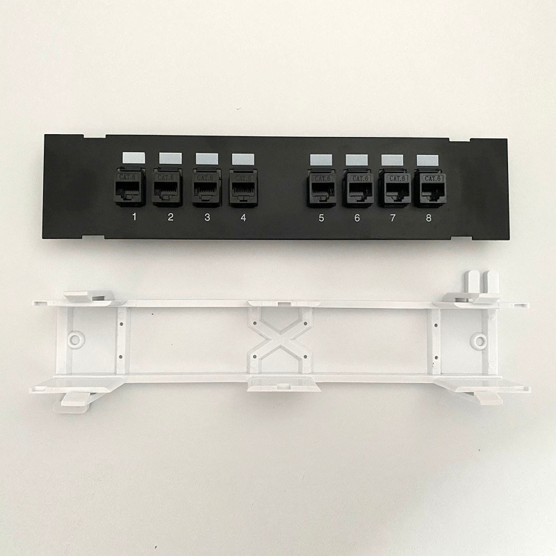 Bộ Chia 8 Cổng Rj45 Cat6 Keystone Gắn Tường Tiện Dụng