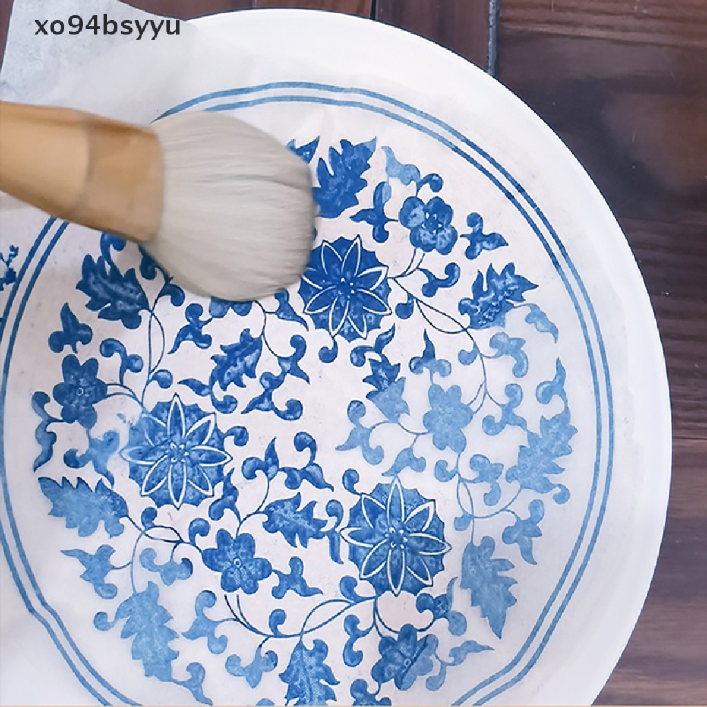 [Xo94Bsyu] Giấy Dán Tường Màu Trắng Và Xanh Đất Sét Jingdezhen