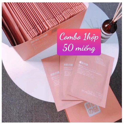 Combo 1hộp-50miếng Mask Nhau Thai