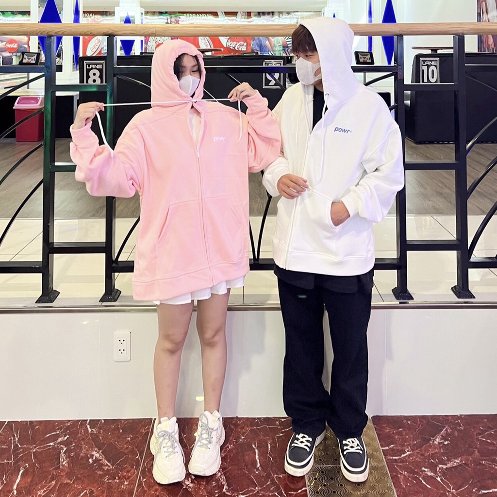 Áo KHOÁC Hoodie PO.WR. 5 Màu Ulzzang Unisex 1hitshop