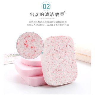Set 10 Mút Rửa Mặt Bọt Biển Làm Sạch Sâu