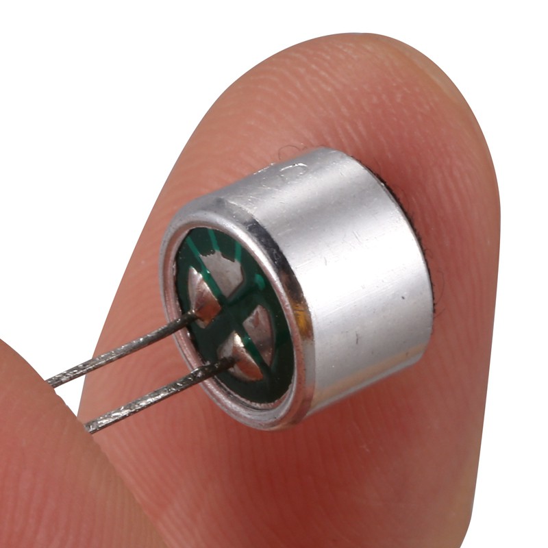 Set 10 Tụ Điện Mic Mini 9.7mm X 7mm 2 Pin