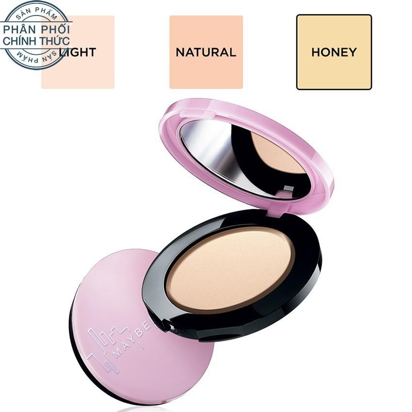 Phấn phủ mịn da chống nhờn Maybelline Clear Smooth All in one powder Honey 9g 3 màu