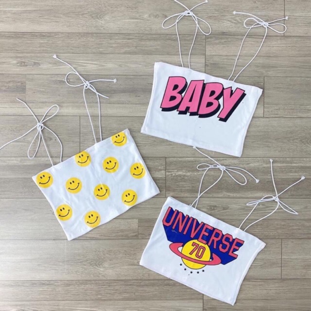 Áo hai dây croptop from hình vuông  (FreeShip Extra)