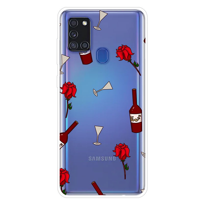 Ốp Điện Thoại TPU Dẻo Họa Tiết Độc Đáo Thời Trang Cho Samsung Galaxy A21S Samsung A21S A 21S